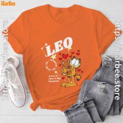 garfield leo orange tee shirt