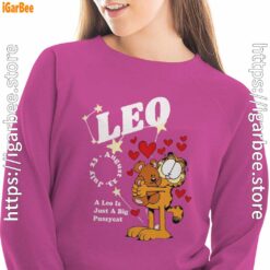 garfield leo pink women sweatshirt