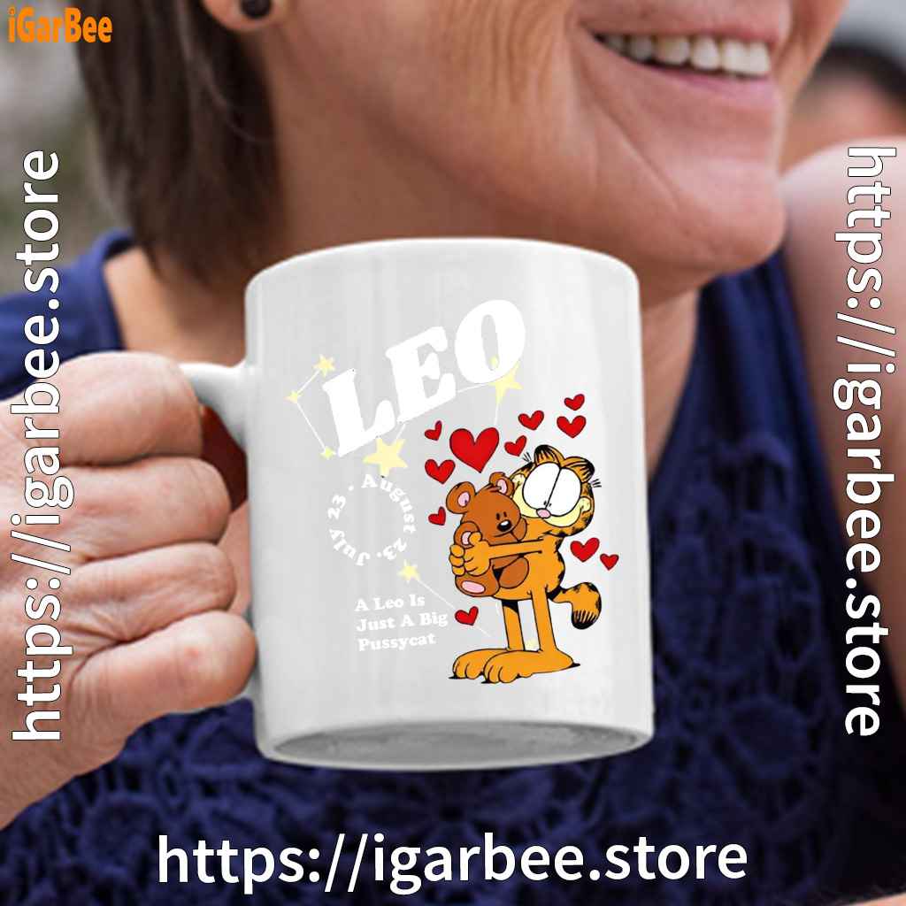 garfield leo white coffee mug garfield leo white coffee mug