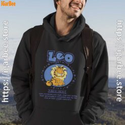garfield leo zodiac sign horoscope humor black men hoodie for male