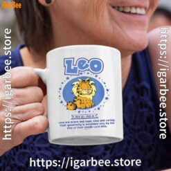 garfield leo zodiac sign horoscope humor white coffee mug
