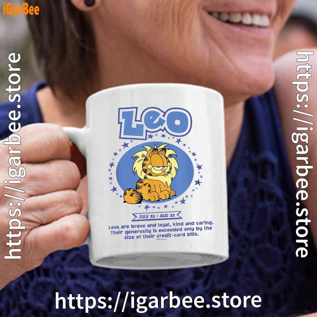 garfield leo zodiac sign horoscope humor white coffee mug garfield leo zodiac sign horoscope humor white coffee mug