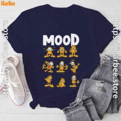 garfield mood navy tee shirt