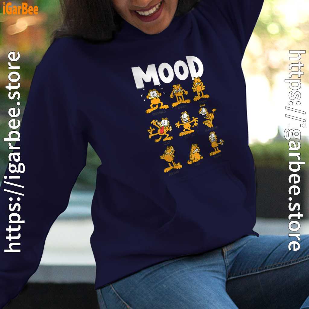 garfield mood navy women hoodies garfield mood navy women hoodies
