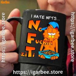 garfield nft black coffee mug