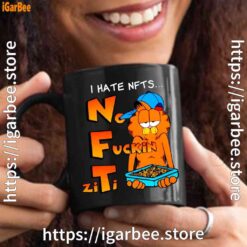 garfield nft black mug