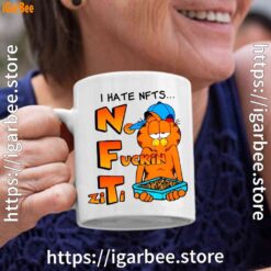 garfield nft white coffee mug