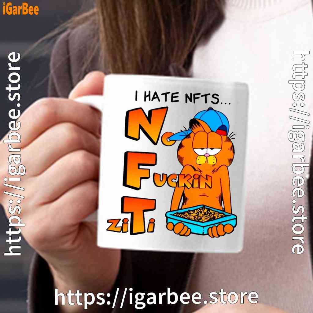 garfield nft white mug garfield nft white mug
