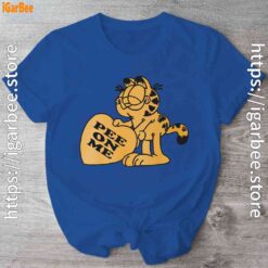 garfield pee on me blue shirt