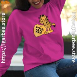 garfield pee on me pink women hoodie female