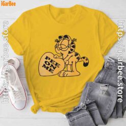 garfield pee on me yellow tee shirt