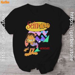 garfield seinfeld black shirt