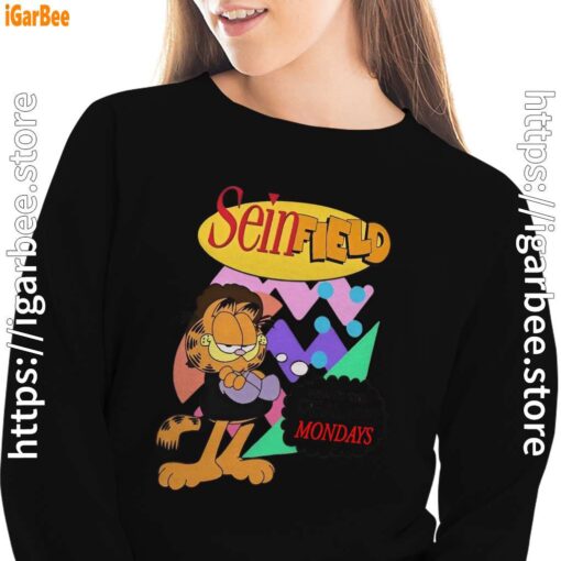 garfield seinfeld black women sweatshirts