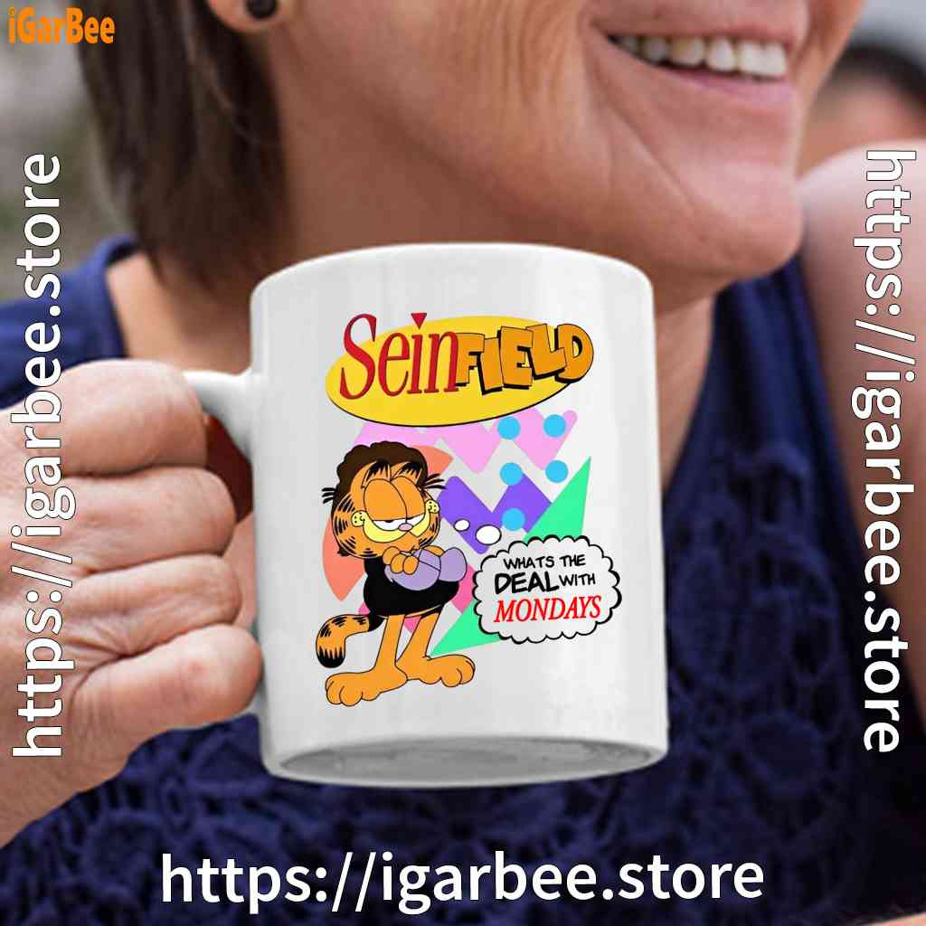 garfield seinfeld white coffee mug garfield seinfeld white coffee mug