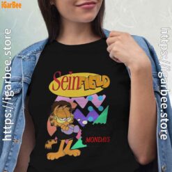 garfield seinfeld women black shirt