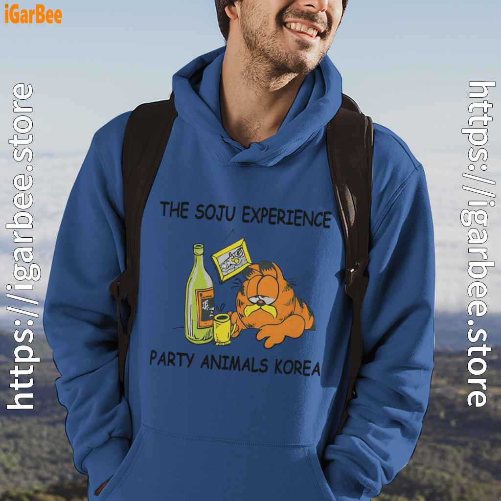 garfield soju blue men hoodie male garfield soju blue men hoodie male