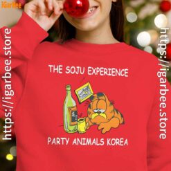 garfield soju red kid girl sweatshirts