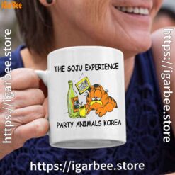 garfield soju white coffee mug
