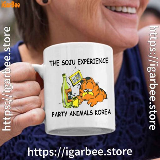 garfield soju white coffee mug