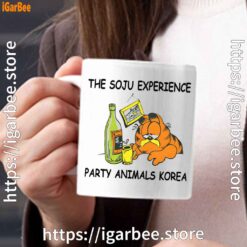 garfield soju white mug