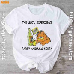 garfield soju white t shirt
