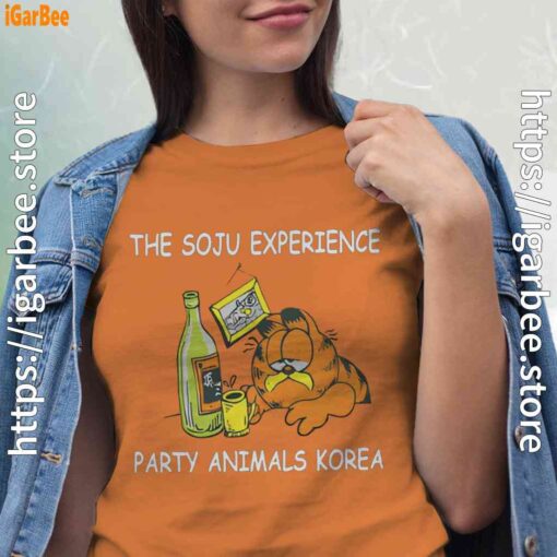 garfield soju women orange t shirt