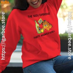 garfield soju women red hoodie female