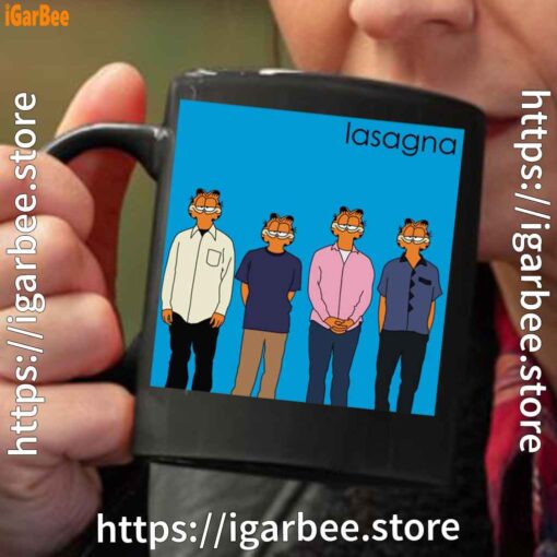 garfield weezer black coffee mug