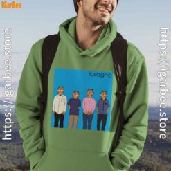 garfield weezer green men hoodie