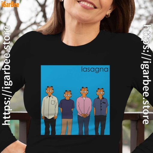 garfield weezer long sleeve black for women