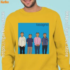 garfield weezer man with yellow sweatshirt