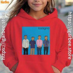 garfield weezer red hoodie youth girl