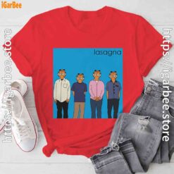 garfield weezer red tee shirt
