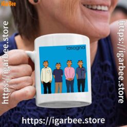 garfield weezer white coffee mug