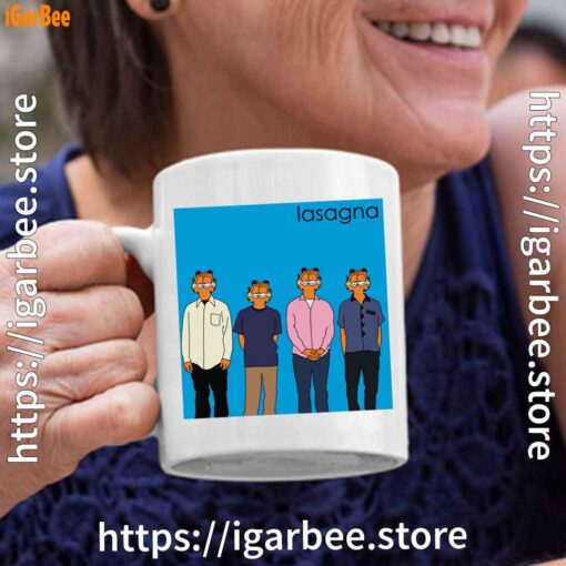 garfield weezer white coffee mug