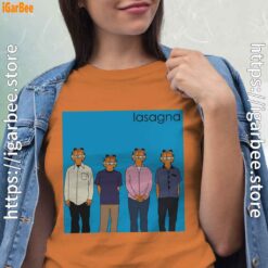 garfield weezer women orange t shirt