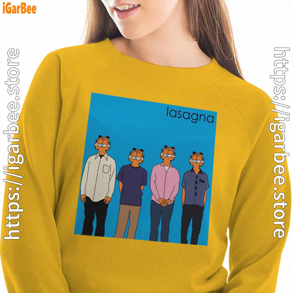 garfield weezer yellow sweatshirt for women garfield weezer yellow sweatshirt for women