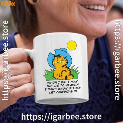 garfield when die white coffee mug