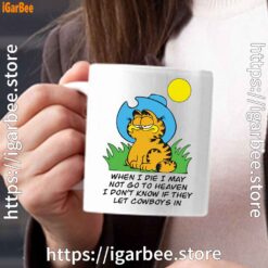 garfield when die white mug