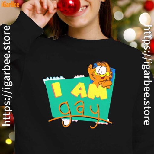 gay garfield black girl sweatshirts