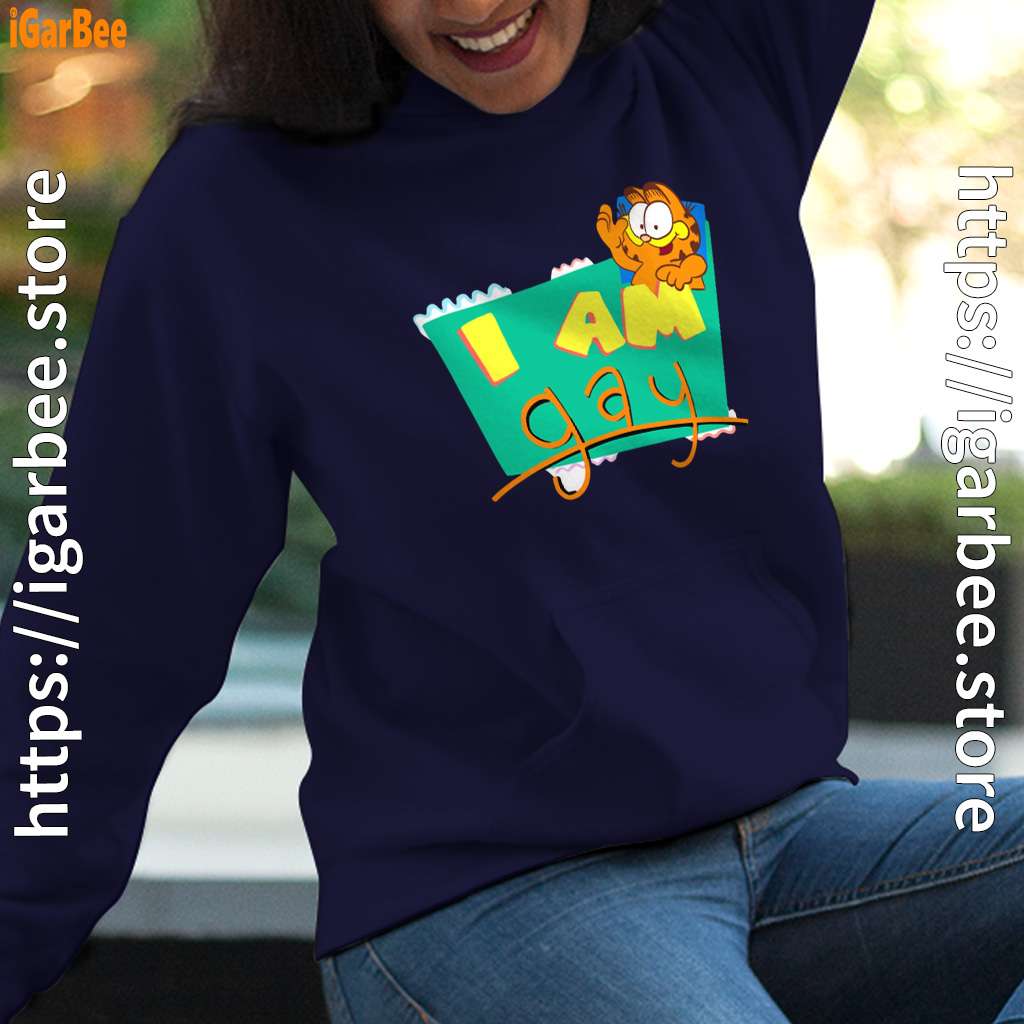 gay garfield navy women hoodies gay garfield navy women hoodies