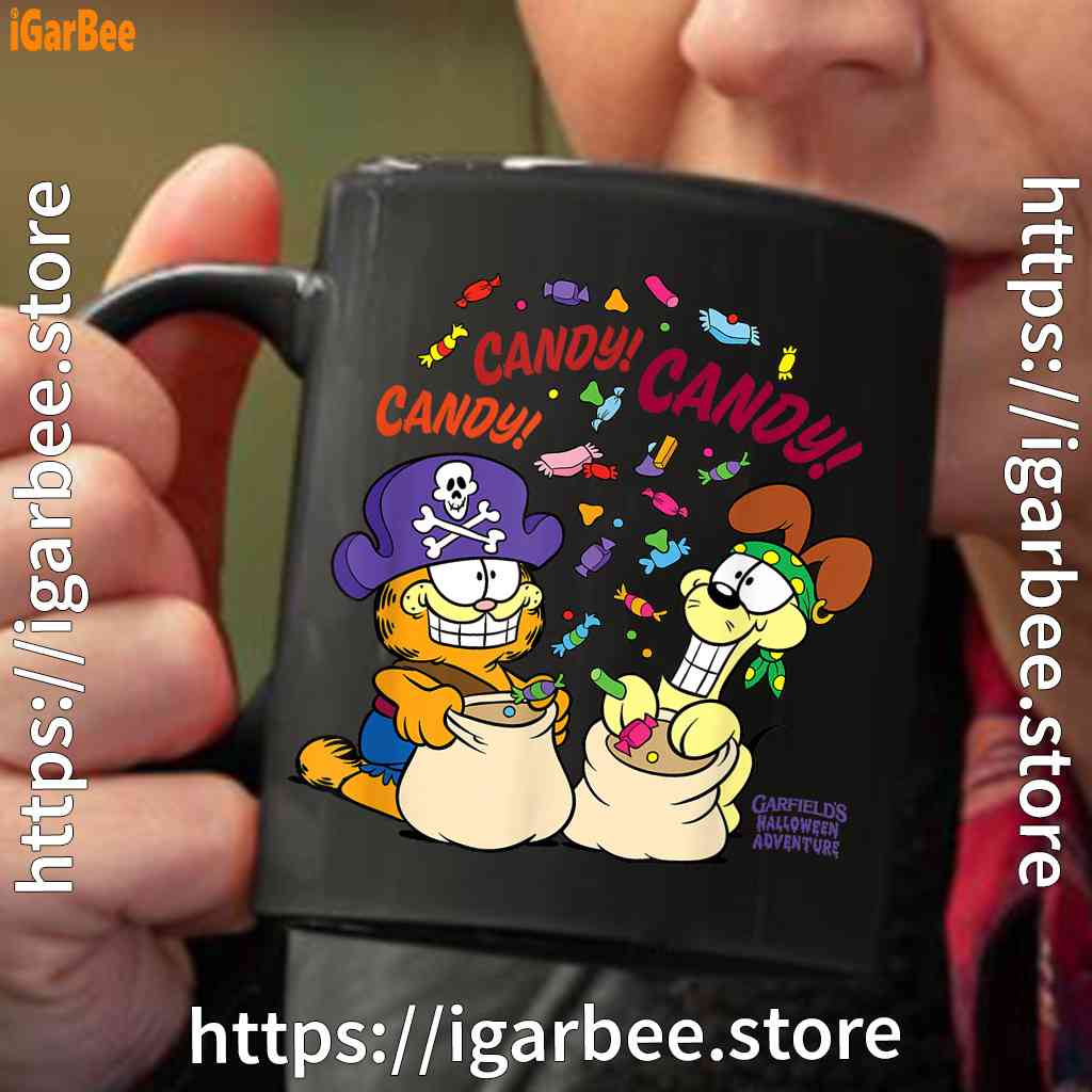 halloween garfield eat candy its lifestyle black coffee mug oz halloween garfield eat candy its lifestyle black coffee mug oz
