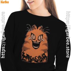 hausu garfield black women sweatshirts