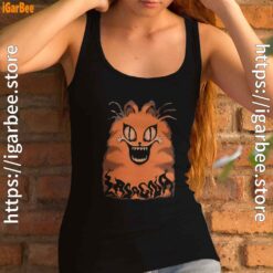 hausu garfield female tank top black women