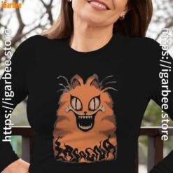 hausu garfield long sleeve black for women