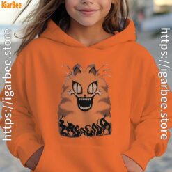 hausu garfield orange hoodies for girl