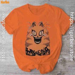 hausu garfield orange shirt