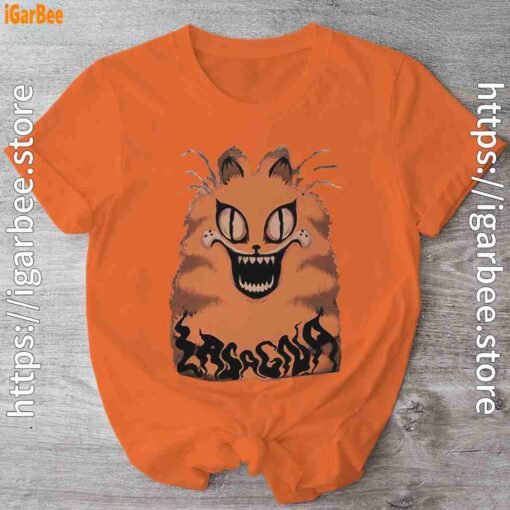 hausu garfield orange shirt