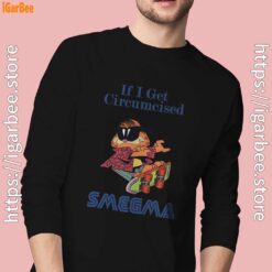 if i get circumcised garfield black men long sleeve
