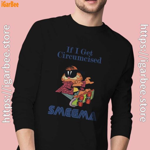 if i get circumcised garfield black men long sleeve